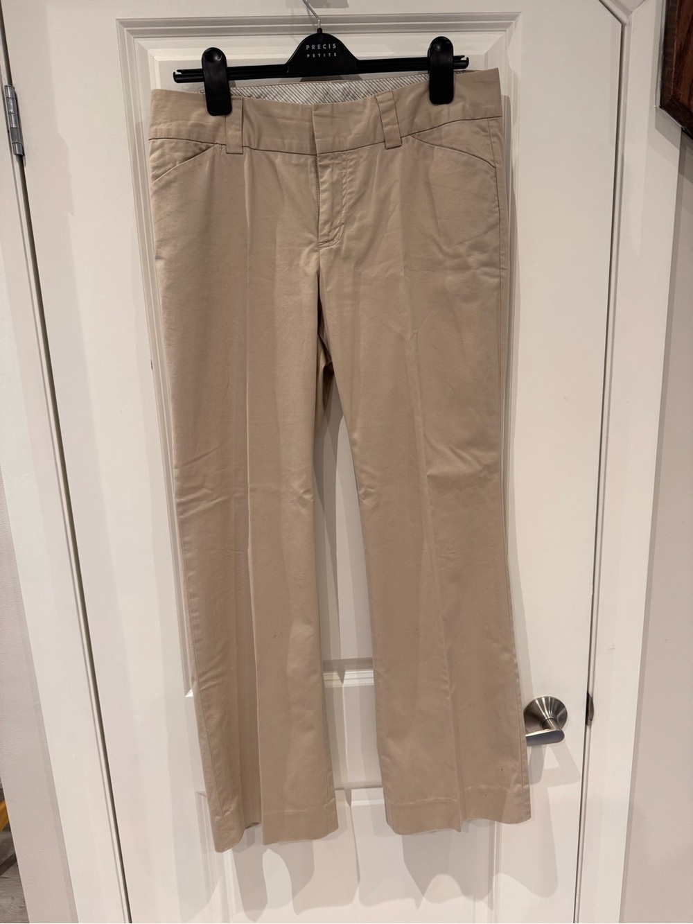 GAP Women’s Beige Straight-Leg Jeans, size 12